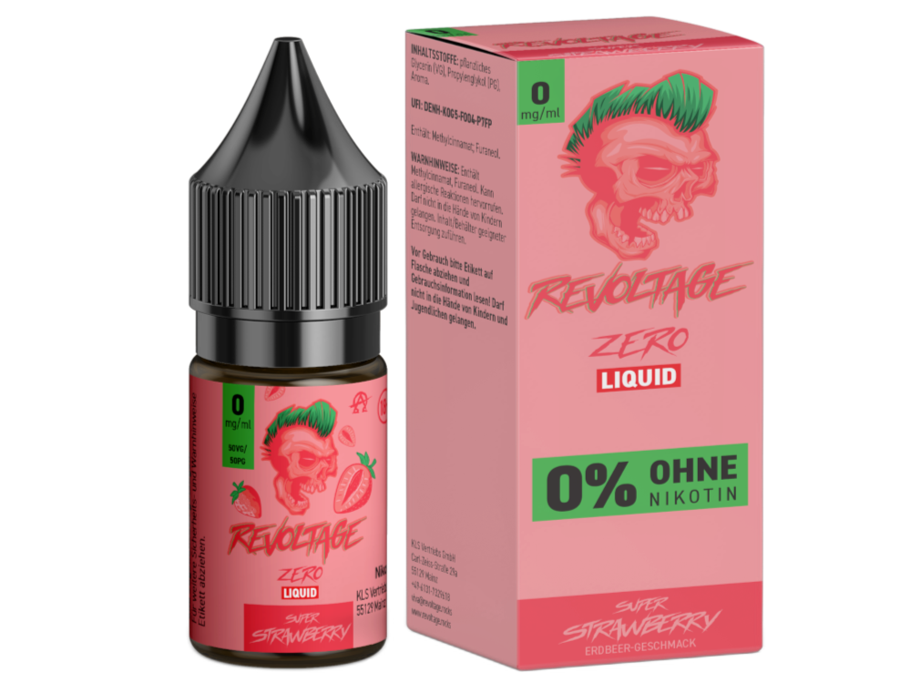 Revoltage Tobacco Gold Hybrid-Nikotinsalz-Liquid Super Strawberry 0 mg/ml