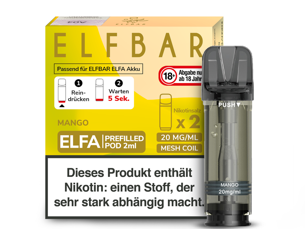 Elfbar Elfa Pod 20mg/ml (2 Stück) - Prefilled