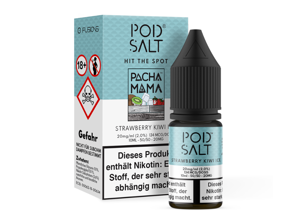 Pod Salt Fusion Strawberry Kiwi Ice Nikotinsalz-Liquid 20 mg/ml