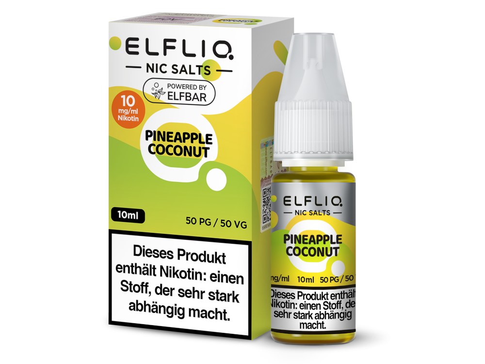 ELFLIQ - Pineapple Coconut - Nikotinsalz Liquid