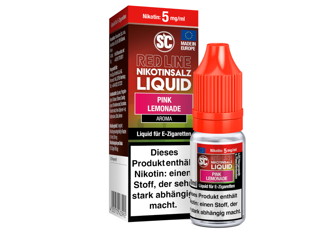 SC Red Line Pink Lemonade Nikotinsalz-Liquid 5 mg/ml