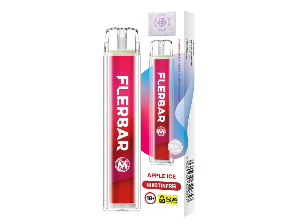 Flerbar - M Einweg E-Zigarette ohne Nikotin - Prefilled