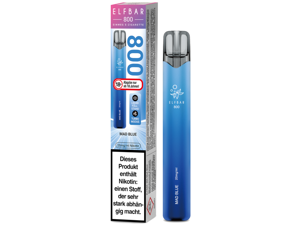 Elfbar 800 Einweg E-Zigarette - Prefilled