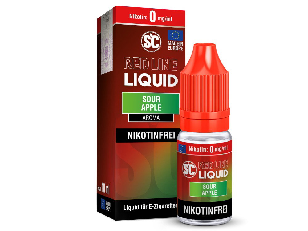 SC Red Line Sour Apple Nikotinsalz-Liquid