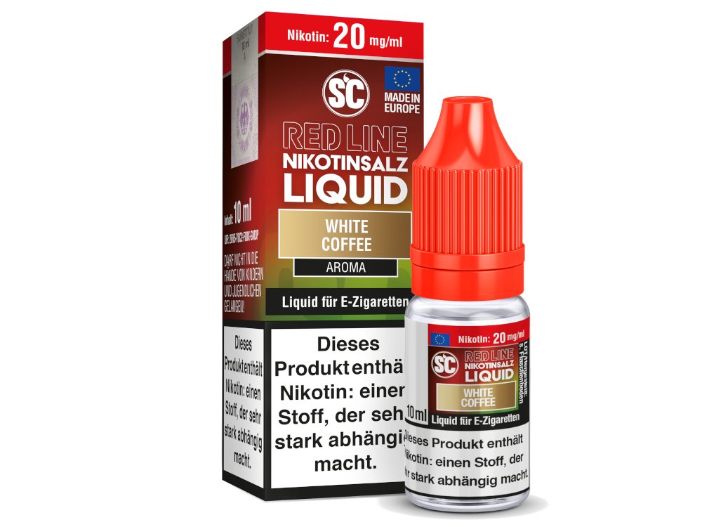 SC Red Line White Coffee Nikotinsalz-Liquid 20 mg/ml