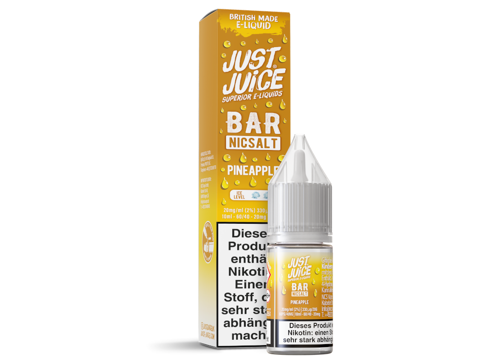 Just Juice - Bar - Nikotinsalz Liquid - Pineapple