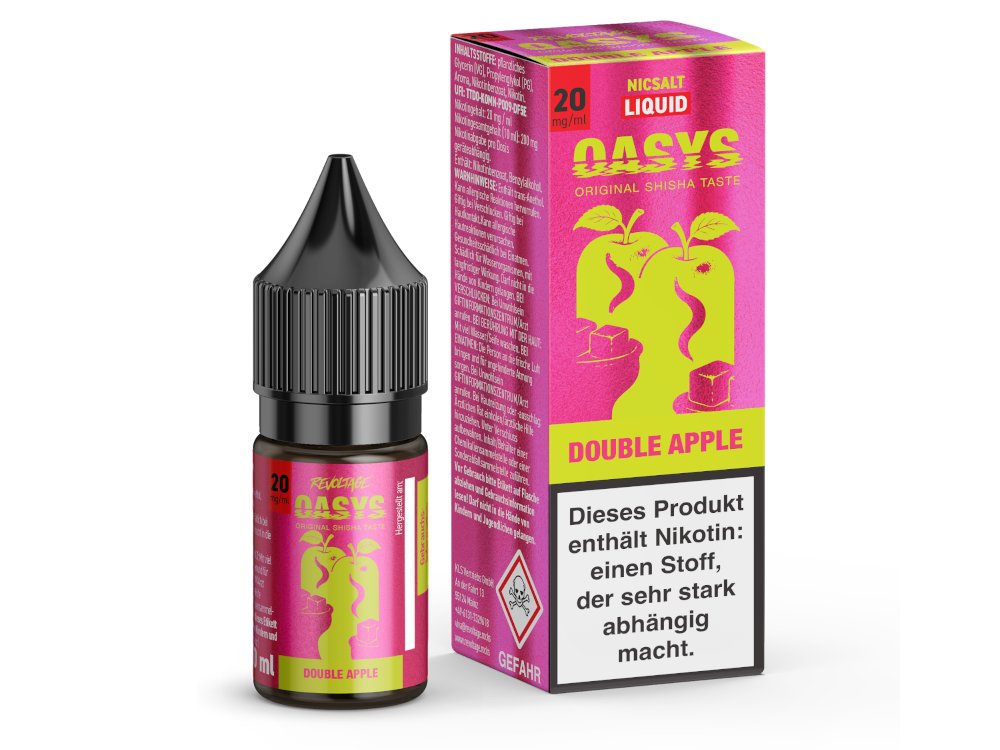 Revoltage OASYS Hybrid-Nikotinsalz-Liquid Double Apple 20 mg/ml