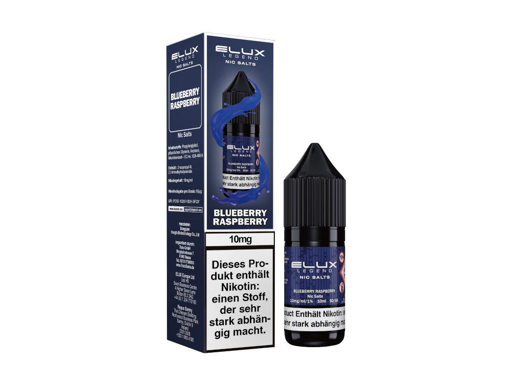 Elux - Nikotinsalz Liquid  - Blueberry Raspberry