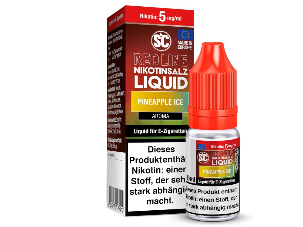 SC Red Line Pineapple Ice Nikotinsalz-Liquid 5 mg/ml