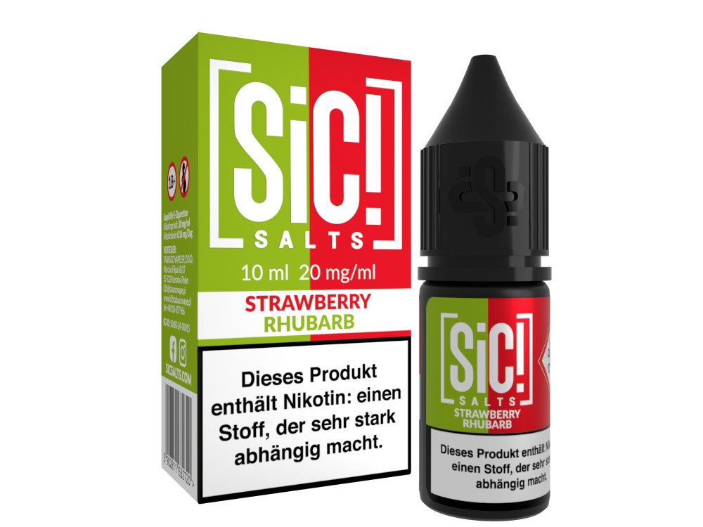 SiC! Salts Nikotinsalz-Liquid Strawberry Rhubarb 20 mg/ml