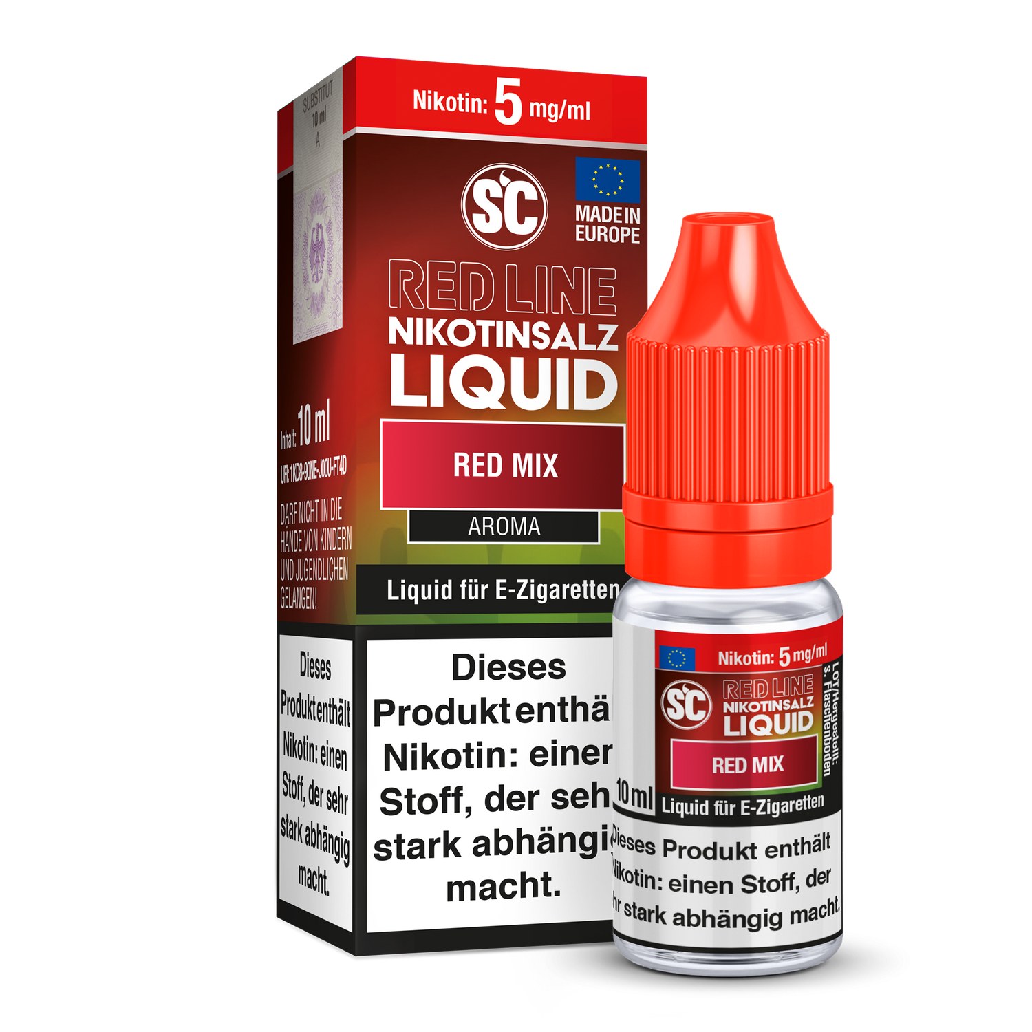 SC Red Line Red Mix Nikotinsalz-Liquid 5 mg/ml