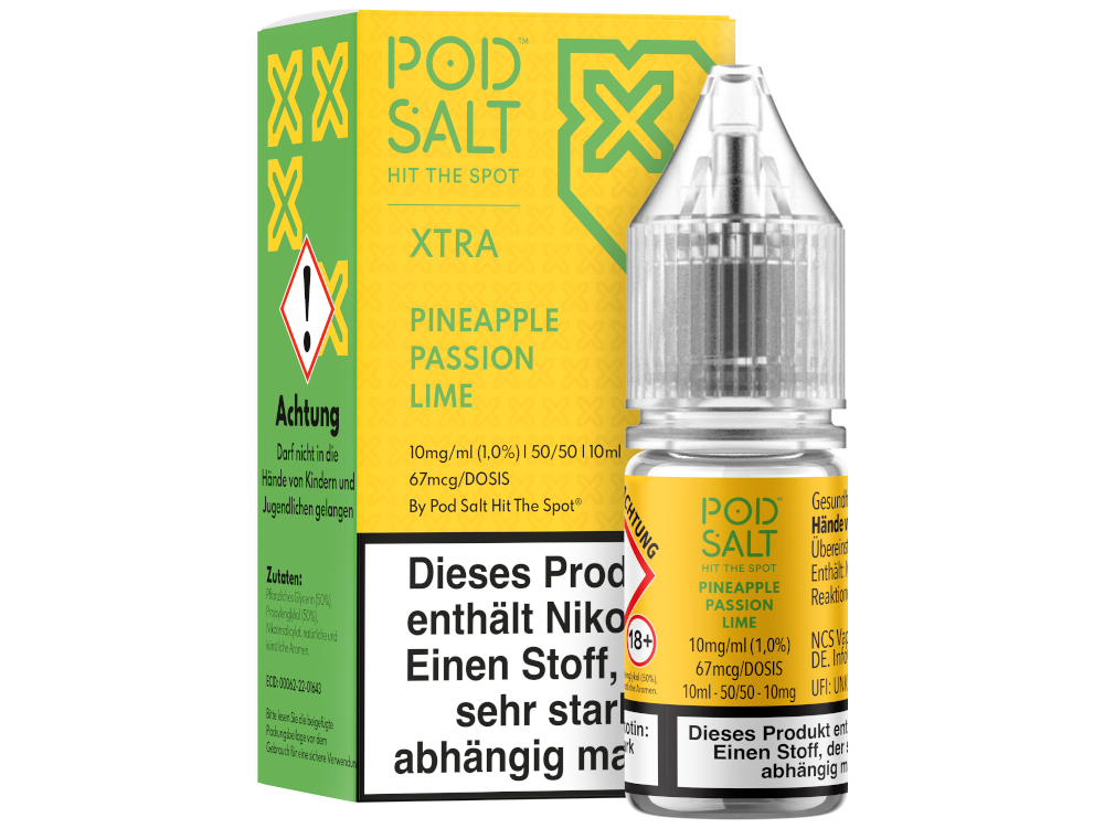 Pod Salt X Nikotinsalz-Liquid Pineapple Passion Lime