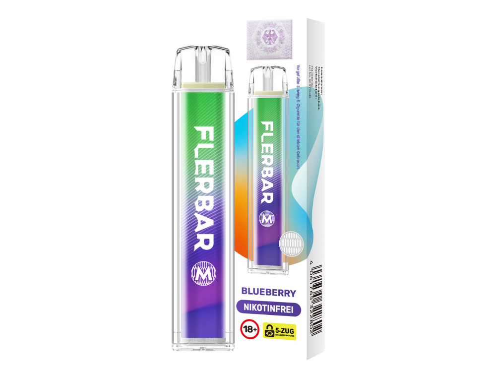 Flerbar - M Einweg E-Zigarette ohne Nikotin - Prefilled
