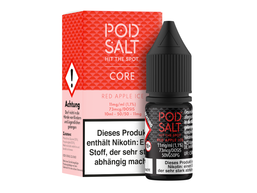 Pod Salt Core Nikotinsalz-Liquid Red Apple Ice