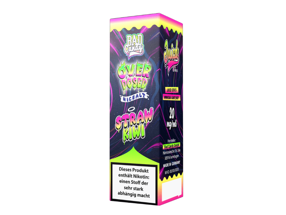 Bad Candy Liquids - Juicd - Nikotinsalz Liquid  - Straw Kiwi