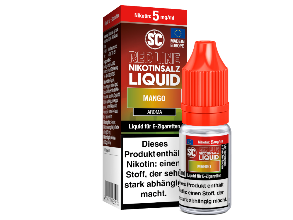 SC Red Line Mango Nikotinsalz-Liquid 5 mg/ml