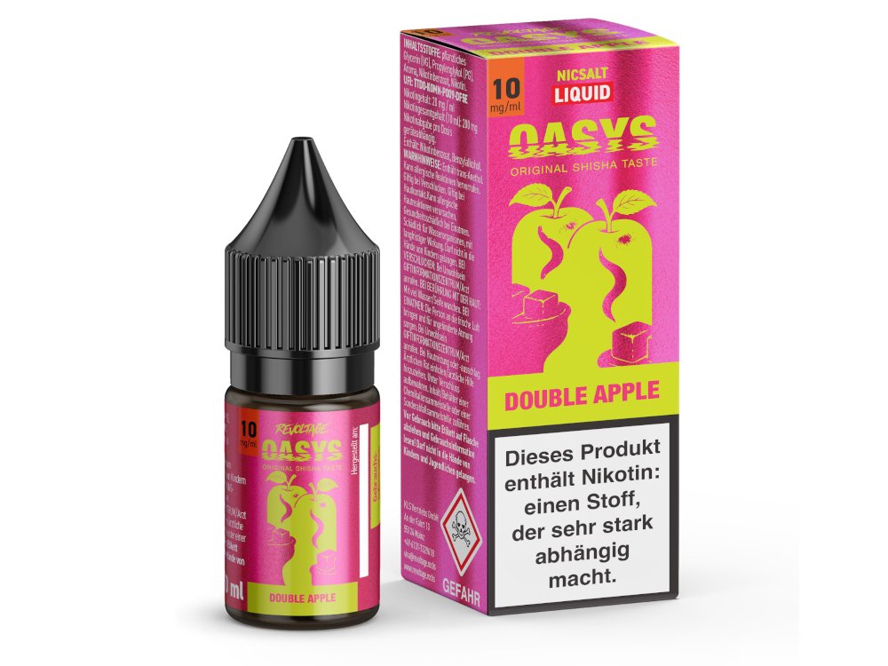 Revoltage OASYS Hybrid-Nikotinsalz-Liquid Double Apple 10 mg/ml