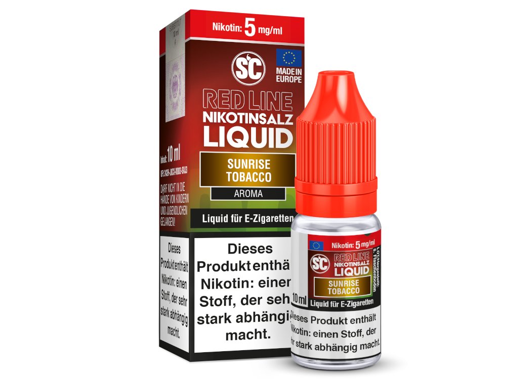 SC Red Line Sunrise Tobacco Nikotinsalz-Liquid 5 mg/ml