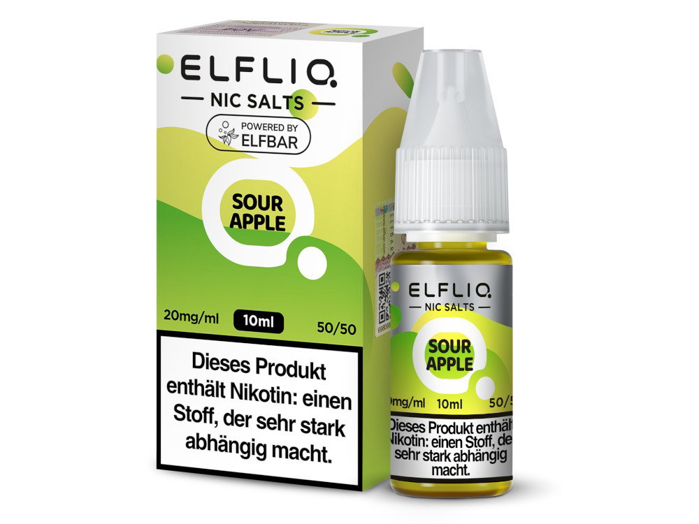 ELFLIQ Sour Apple Nikotinsalz-Liquid 20 mg/ml