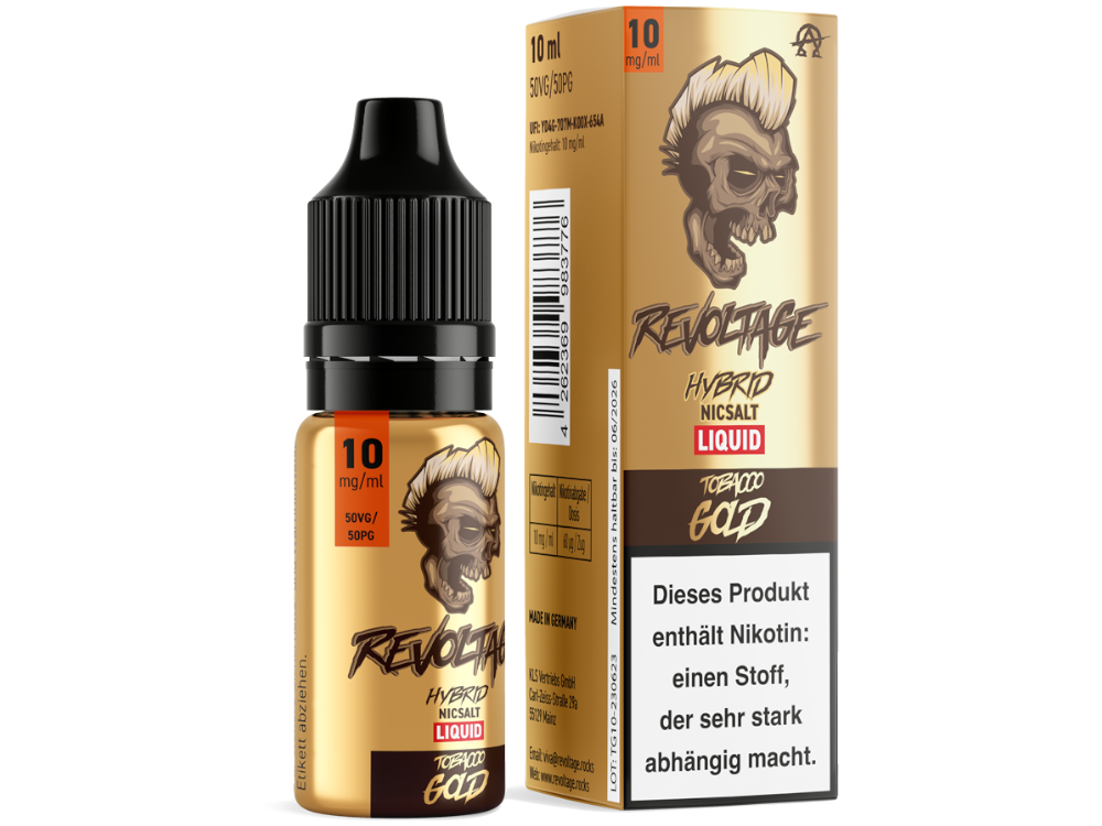 Revoltage Tobacco Gold Hybrid-Nikotinsalz-Liquid