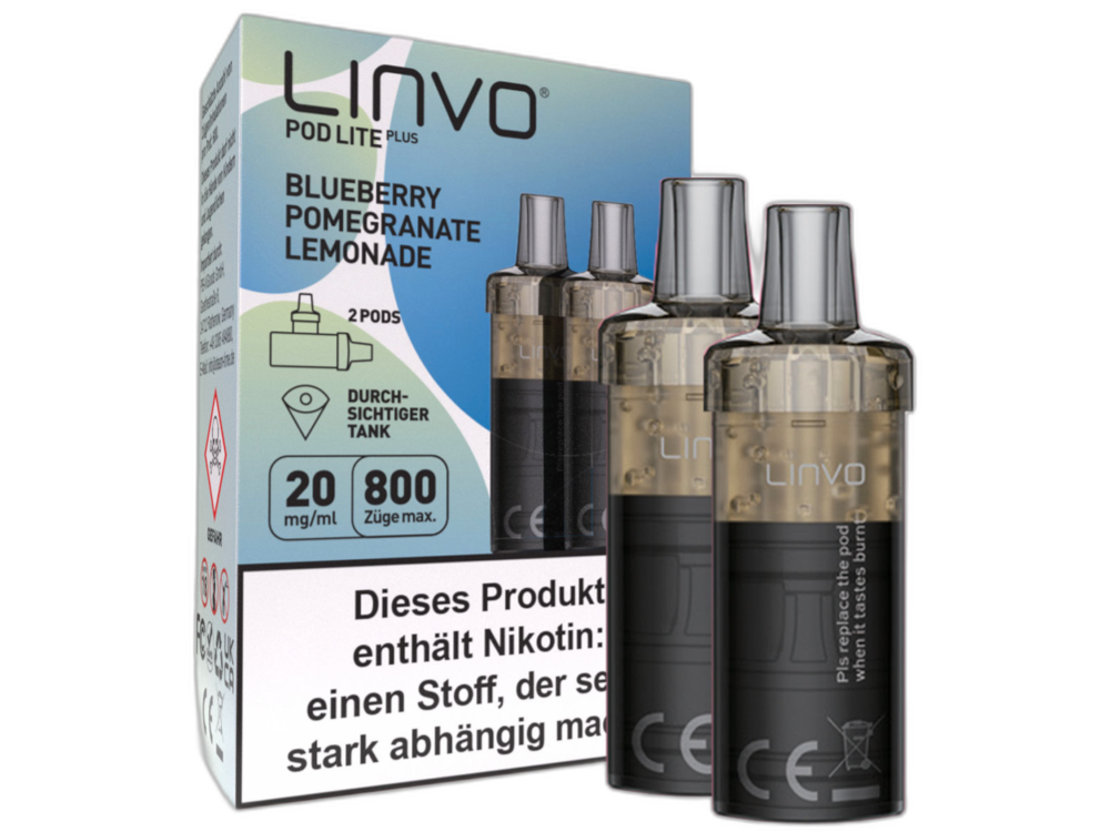 Linvo - Pod Lite Plus Cartridge 20 mg/ml (2 Stück pro Packung) - Prefilled