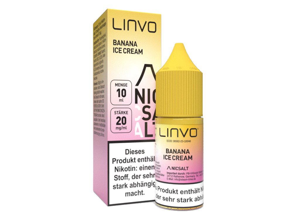Linvo - Nikotinsalz Liquid - Banana Ice Cream
