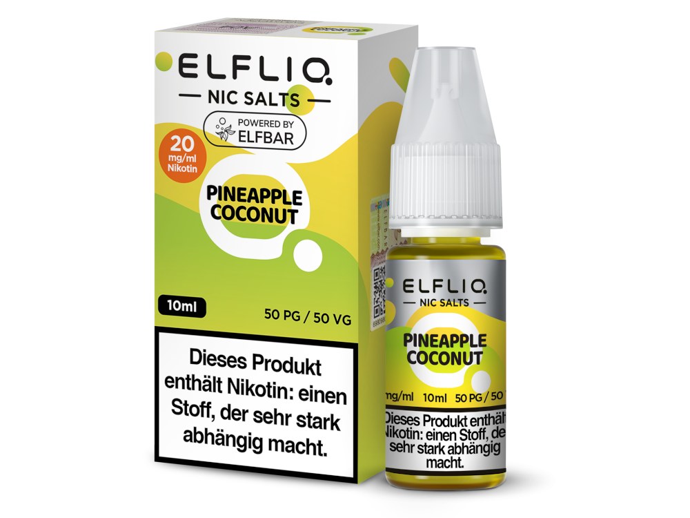 ELFLIQ - Pineapple Coconut - Nikotinsalz Liquid