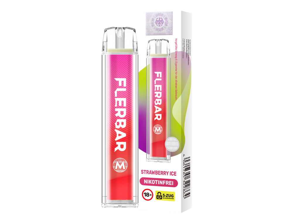 Flerbar - M Einweg E-Zigarette ohne Nikotin - Prefilled