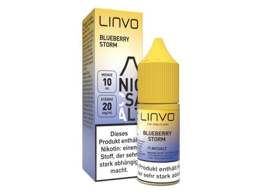 Linvo - Nikotinsalz Liquid - Blueberry Storm
