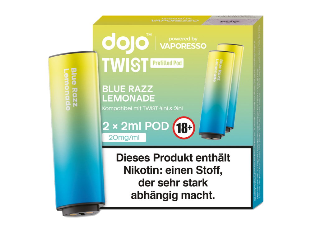 Vaporesso - Dojo - Twist Pod 20 mg/ml (2 Stück pro Packung) - Prefilled
