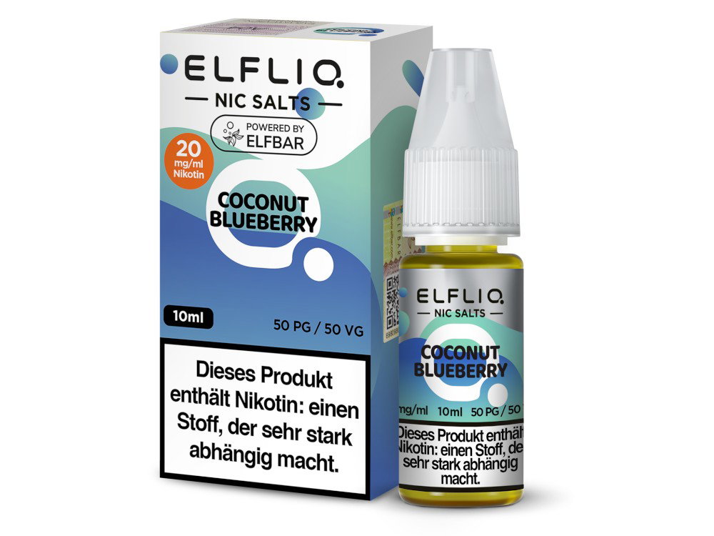 ELFLIQ - Coconut Blueberry - Nikotinsalz Liquid