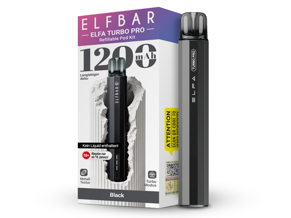 Elfbar - Elfa Turbo Pro E-Zigaretten Set