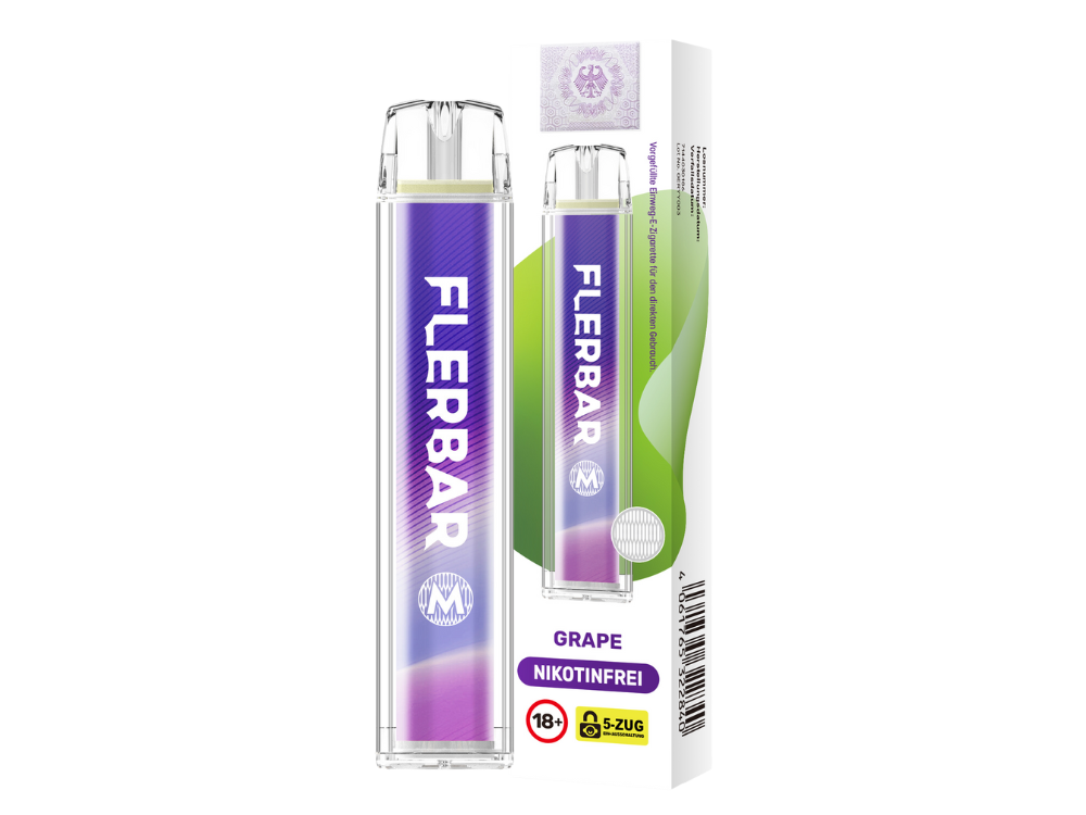Flerbar - M Einweg E-Zigarette ohne Nikotin - Prefilled