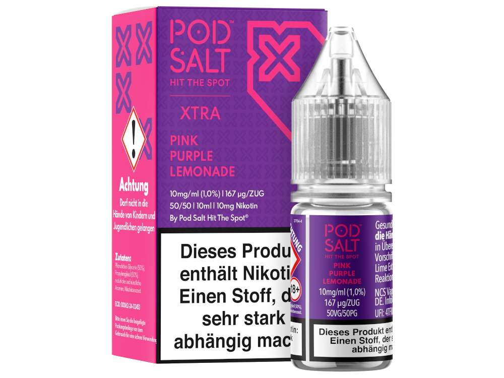 Pod Salt X Nikotinsalz-Liquid Pink Purple Lemonade
