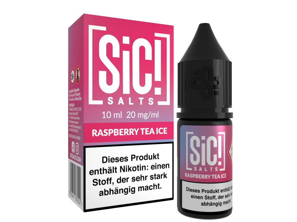 SiC! Salts Nikotinsalz-Liquid Raspberry Tea Ice 20 mg/ml