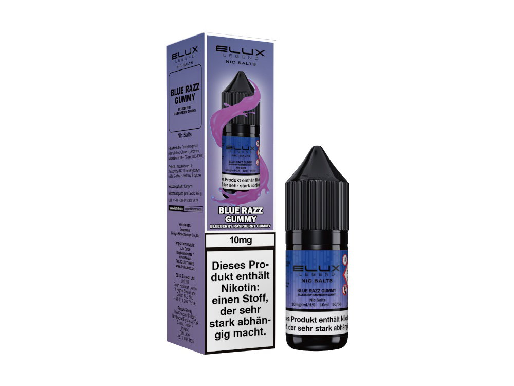 Elux - Nikotinsalz Liquid  - Blue Razz Gummy