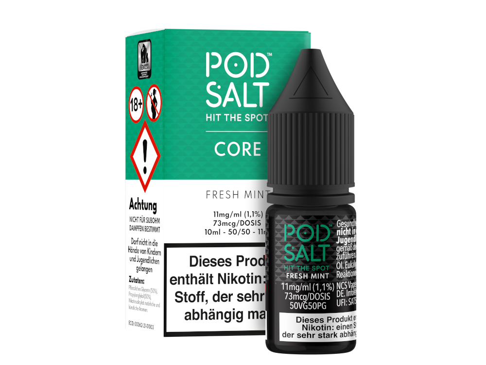 Pod Salt Core Nikotinsalz-Liquid Fresh Mint