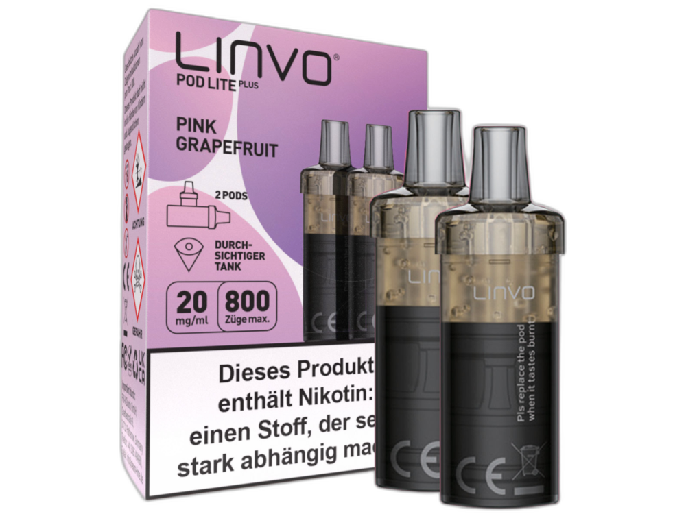 Linvo - Pod Lite Plus Cartridge 20 mg/ml (2 Stück pro Packung) - Prefilled