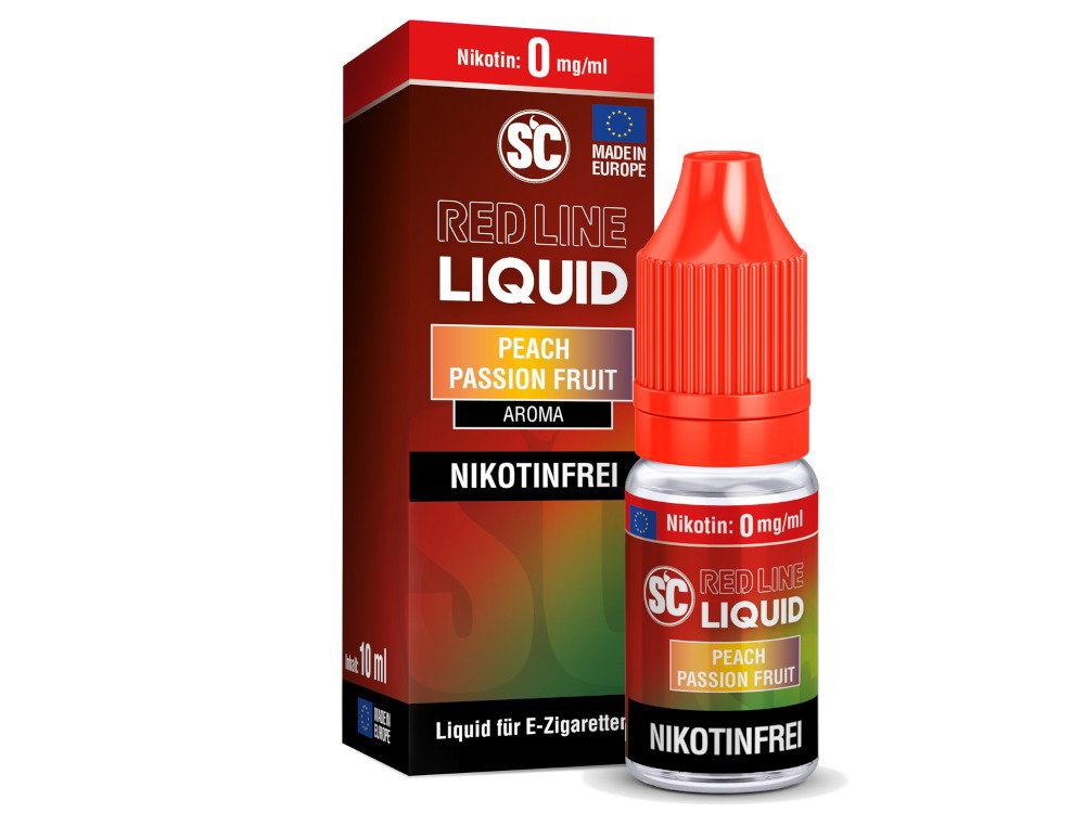 SC Red Line Peach Passion Fruit V2 Nikotinsalz-Liquid