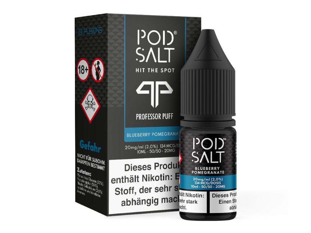 Pod Salt Fusion Blueberry Pomegranate Nikotinsalz-Liquid 20 mg/ml