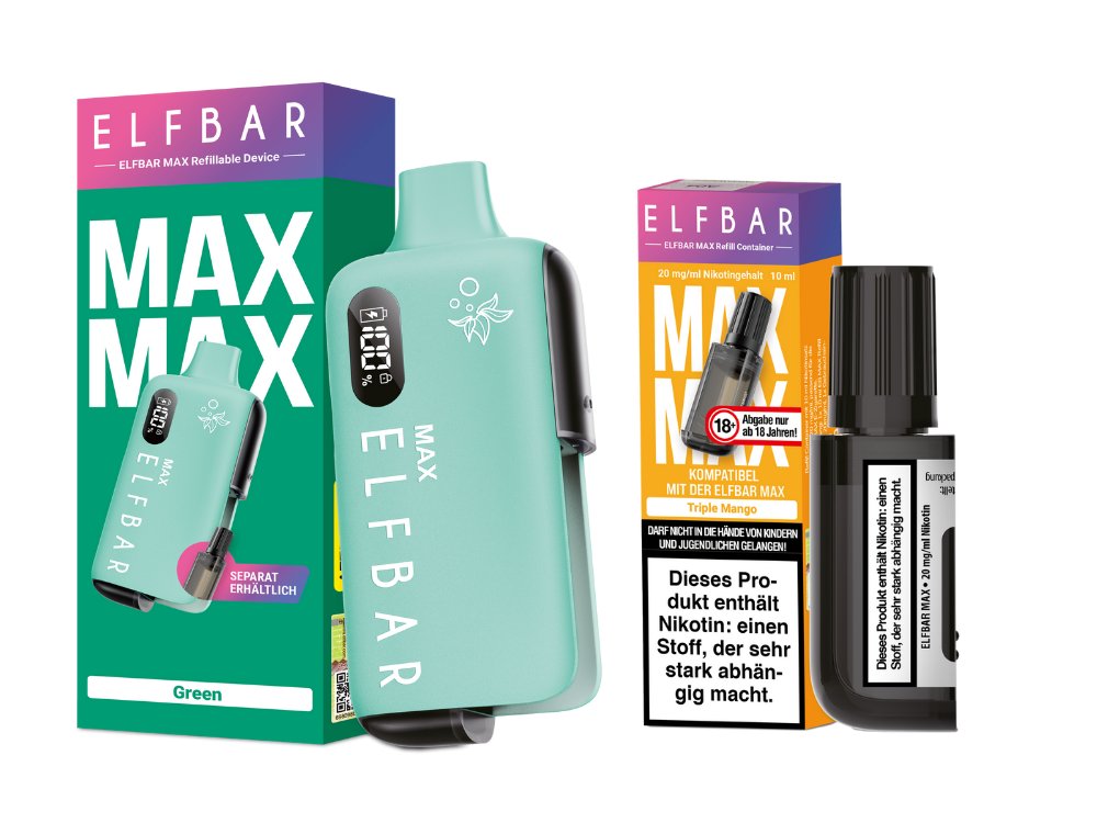 Elfbar Max Set inkl. Liquid Pod