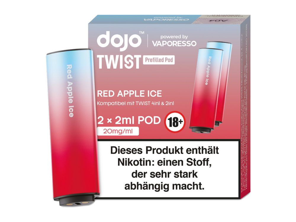 Vaporesso - Dojo - Twist Pod 20 mg/ml (2 Stück pro Packung) - Prefilled
