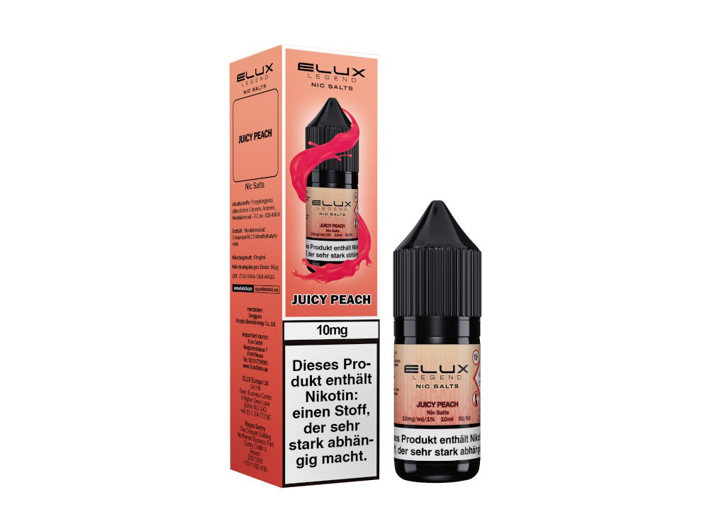Elux - Nikotinsalz Liquid  - Juicy Peach