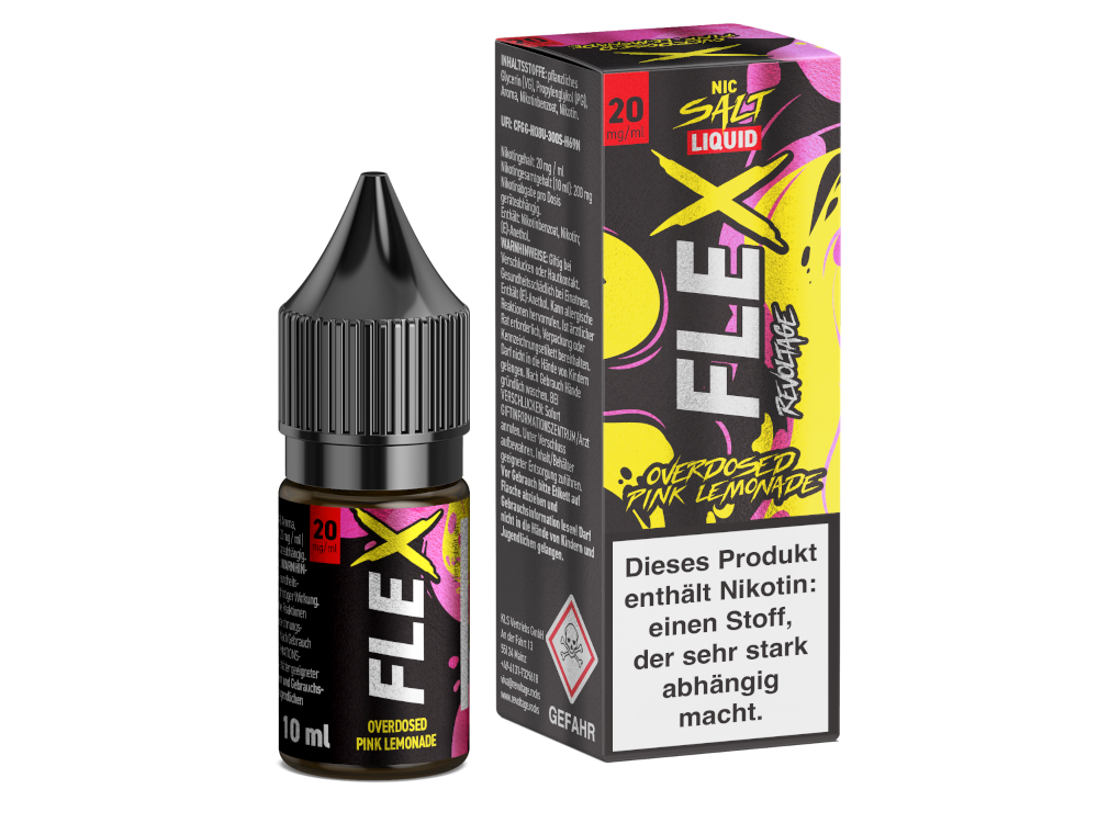 Revoltage FLEX Nikotinsalz-Liquid Pink Lemonade 20 mg/ml
