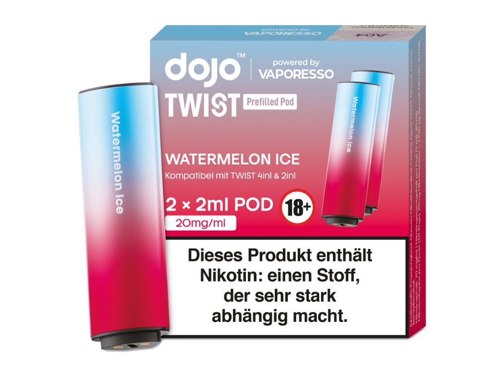 Vaporesso - Dojo - Twist Pod 20 mg/ml (2 Stück pro Packung) - Prefilled