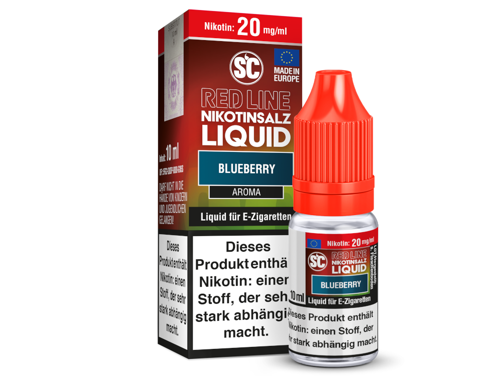 SC Red Line Blueberry Nikotinsalz-Liquid