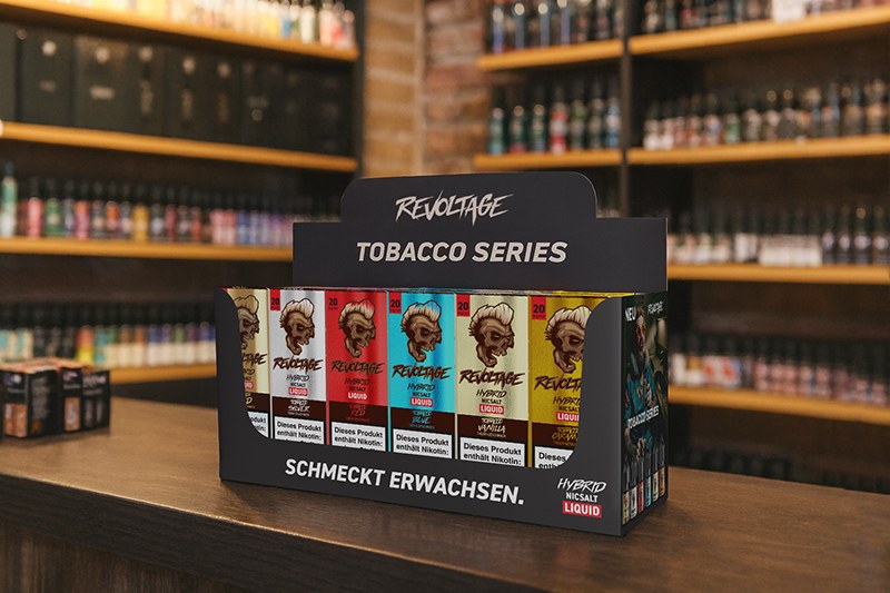 Revoltage Tobacco Series Display bestückt 20 mg/ml