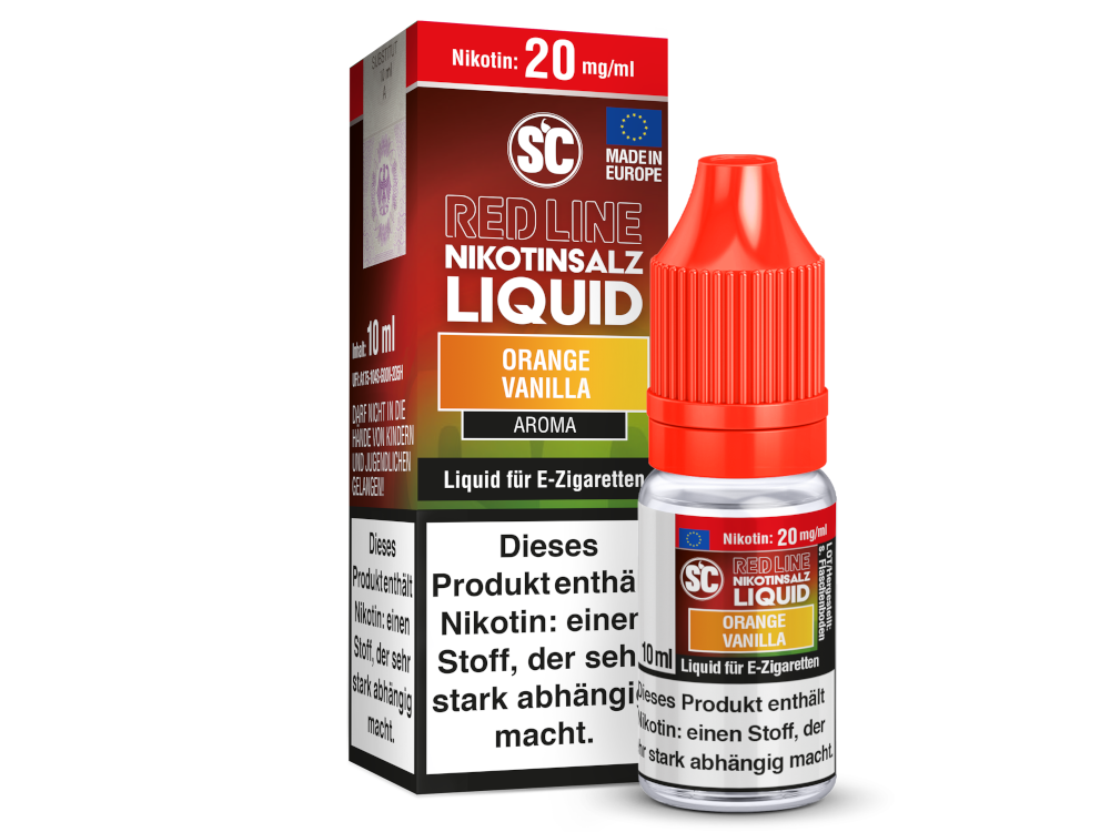 SC Red Line Orange Vanilla Nikotinsalz-Liquid