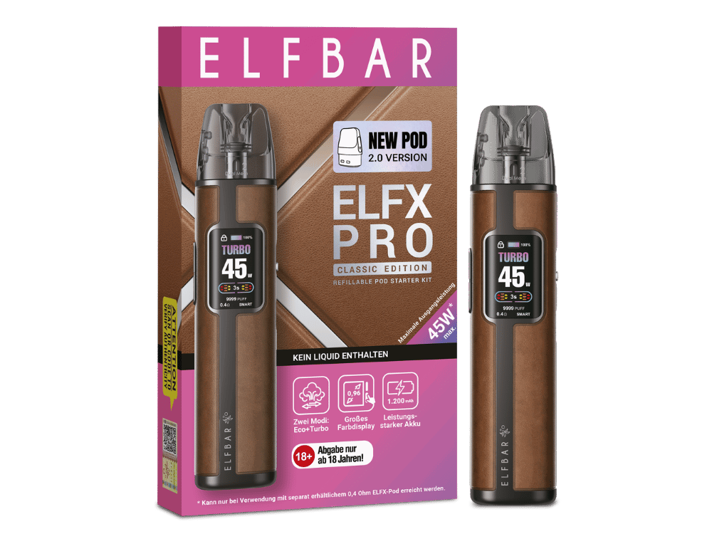 Elfbar - Elfx Pro Classic Edition E-Zigaretten Set
