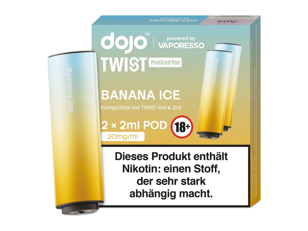 Vaporesso - Dojo - Twist Pod 20 mg/ml (2 Stück pro Packung) - Prefilled